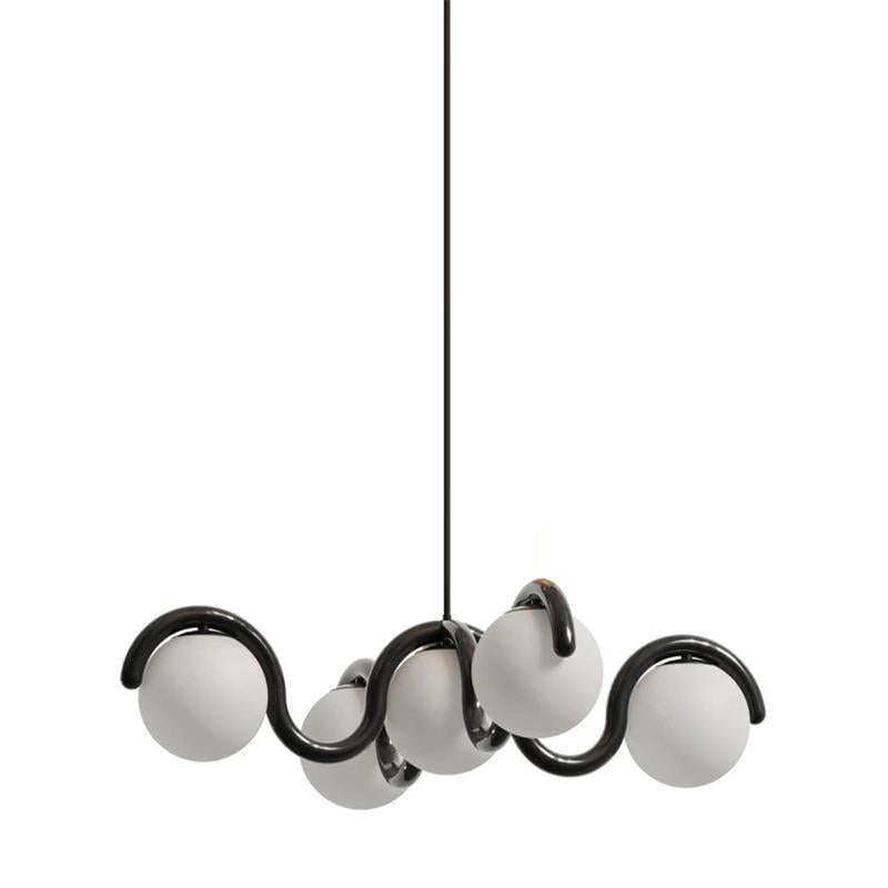 Chandelier en Verre et Laiton Art Créativité Élégance Eurvinen - Neutralighting