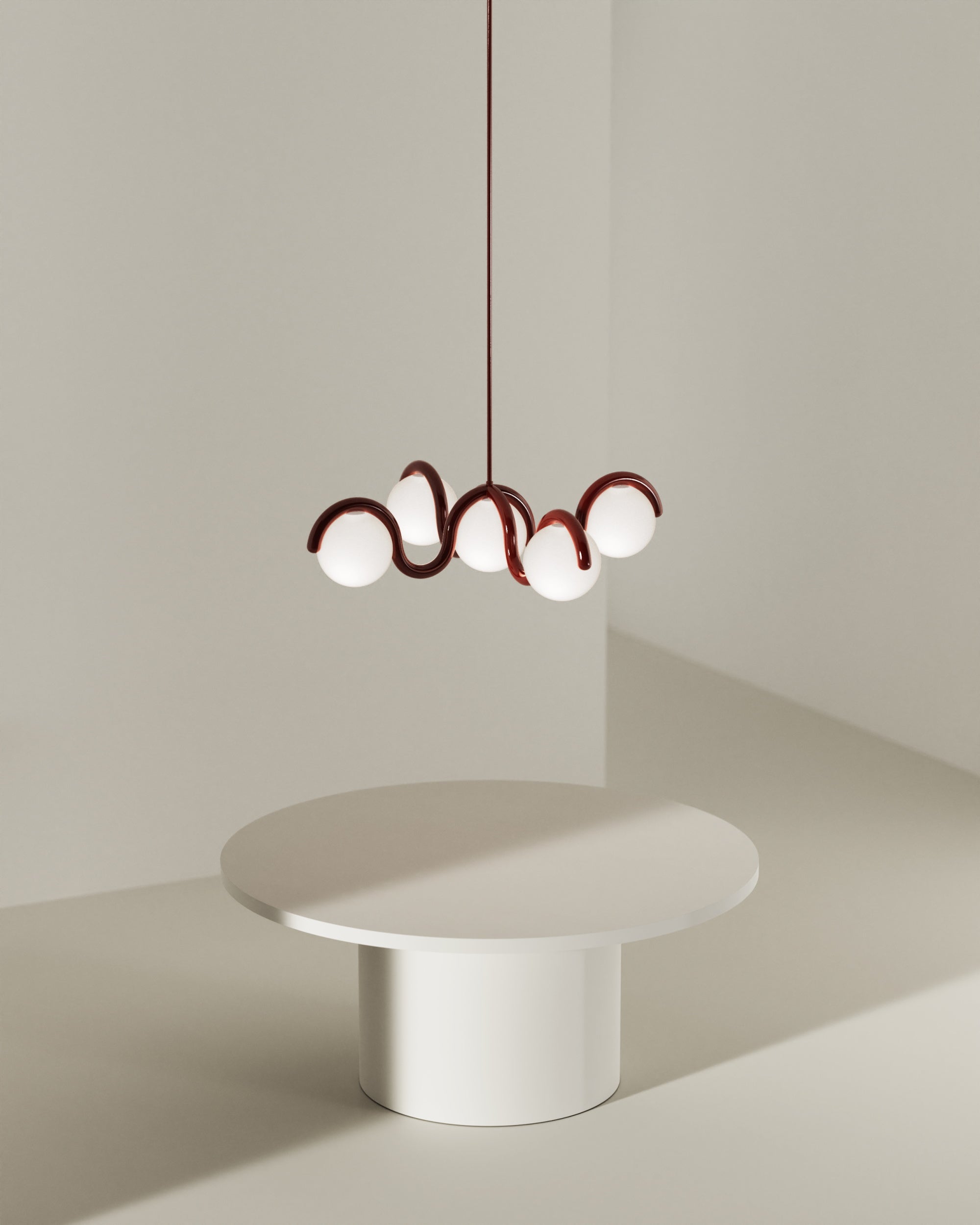 Chandelier en Verre et Laiton Art Créativité Élégance Eurvinen - Neutralighting