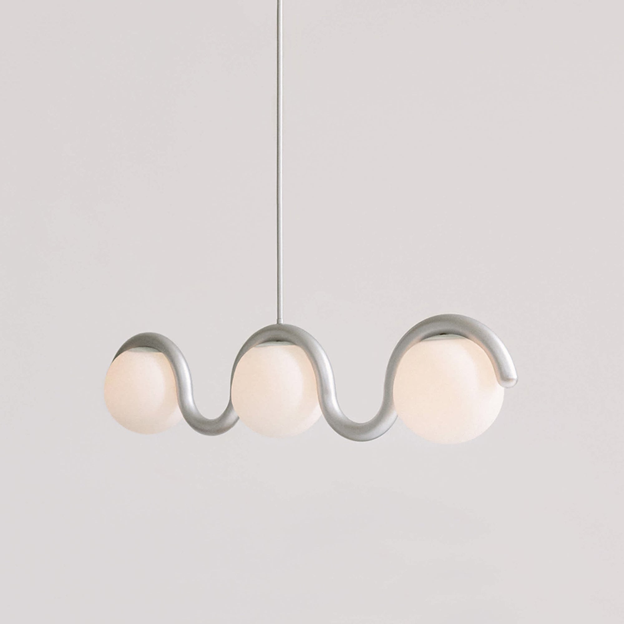 Uveta Lustre Linéaire Rouge & Argenté