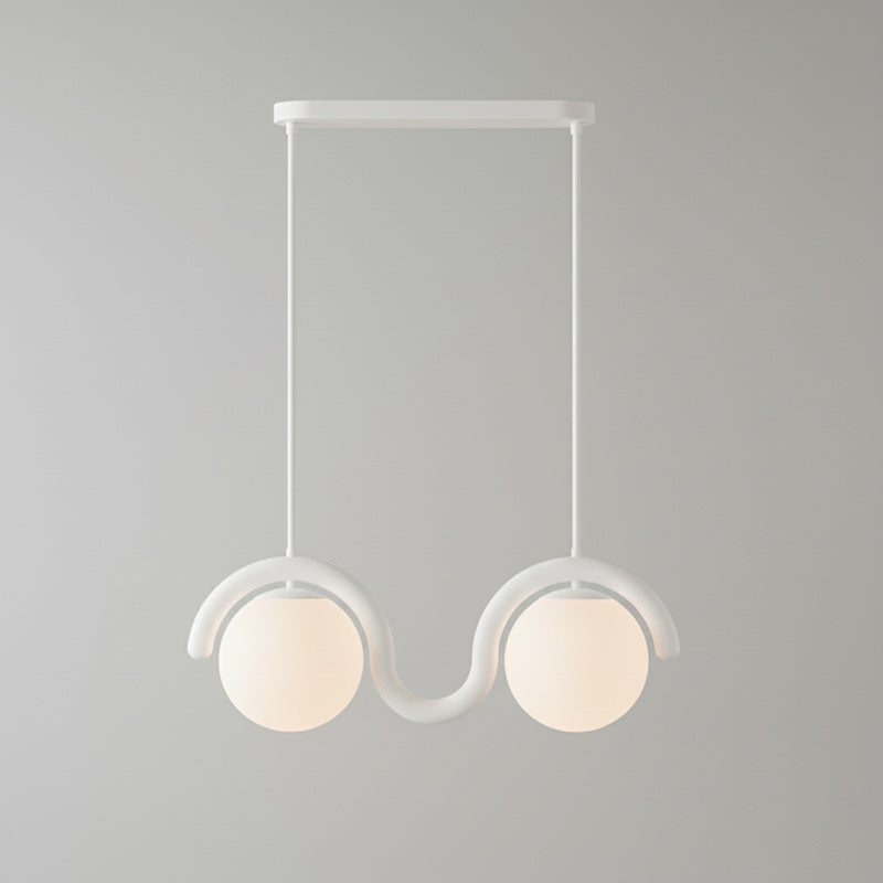 Uveta Lustre Linéaire Rouge & Argenté