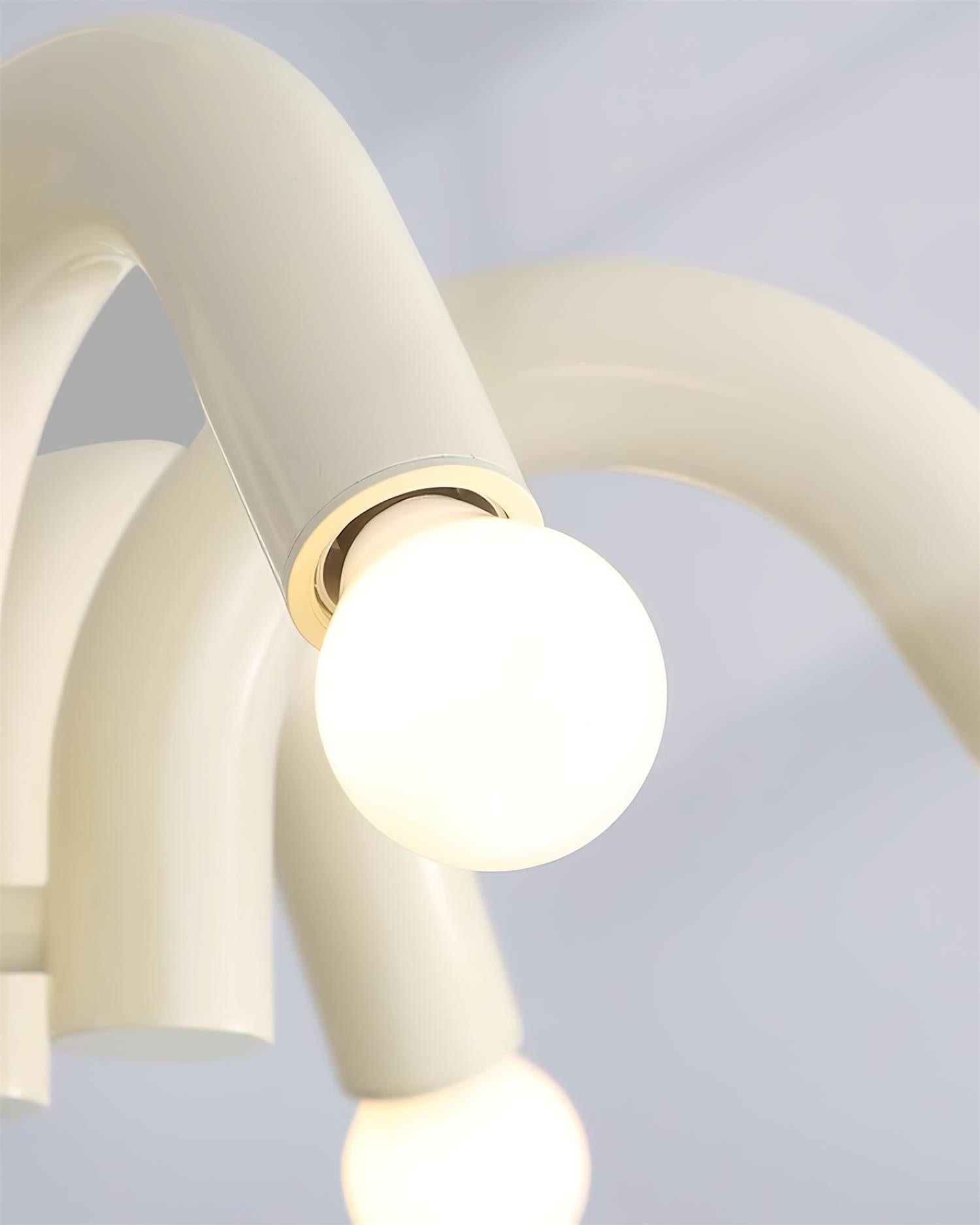 Fivelle Lustra Lustre Moderne Crème Multi-Bras Élégant - Neutralighting