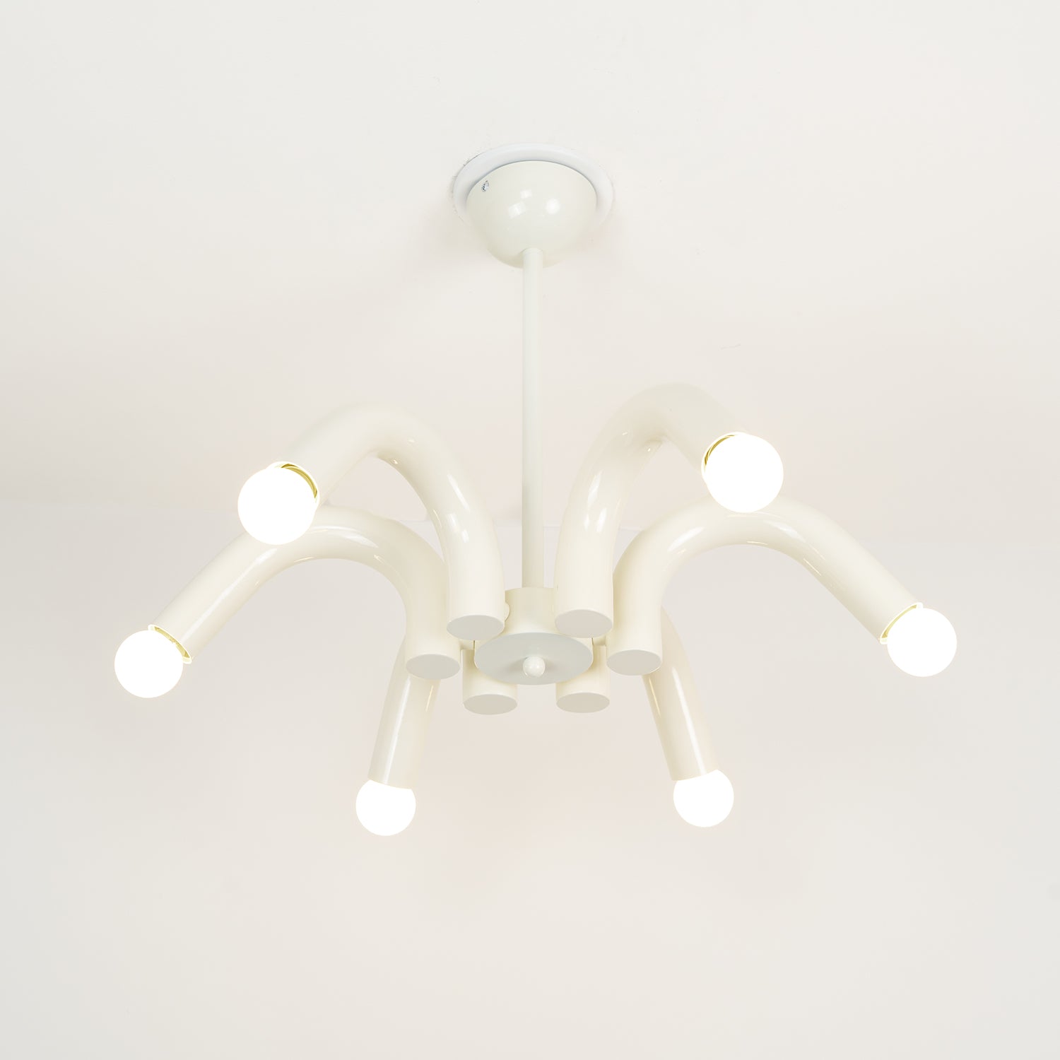 Fivelle Lustra Lustre Moderne Crème Multi-Bras Élégant - Neutralighting
