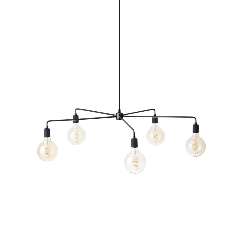 Vecarisra Traditional Industrial Metal Chandelier - Lamp Copper