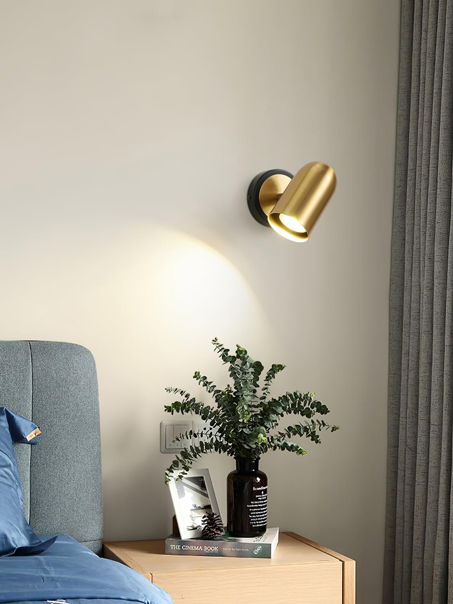 Fighter Lampe Murale Moderne Minimaliste en Or - Neutralighting