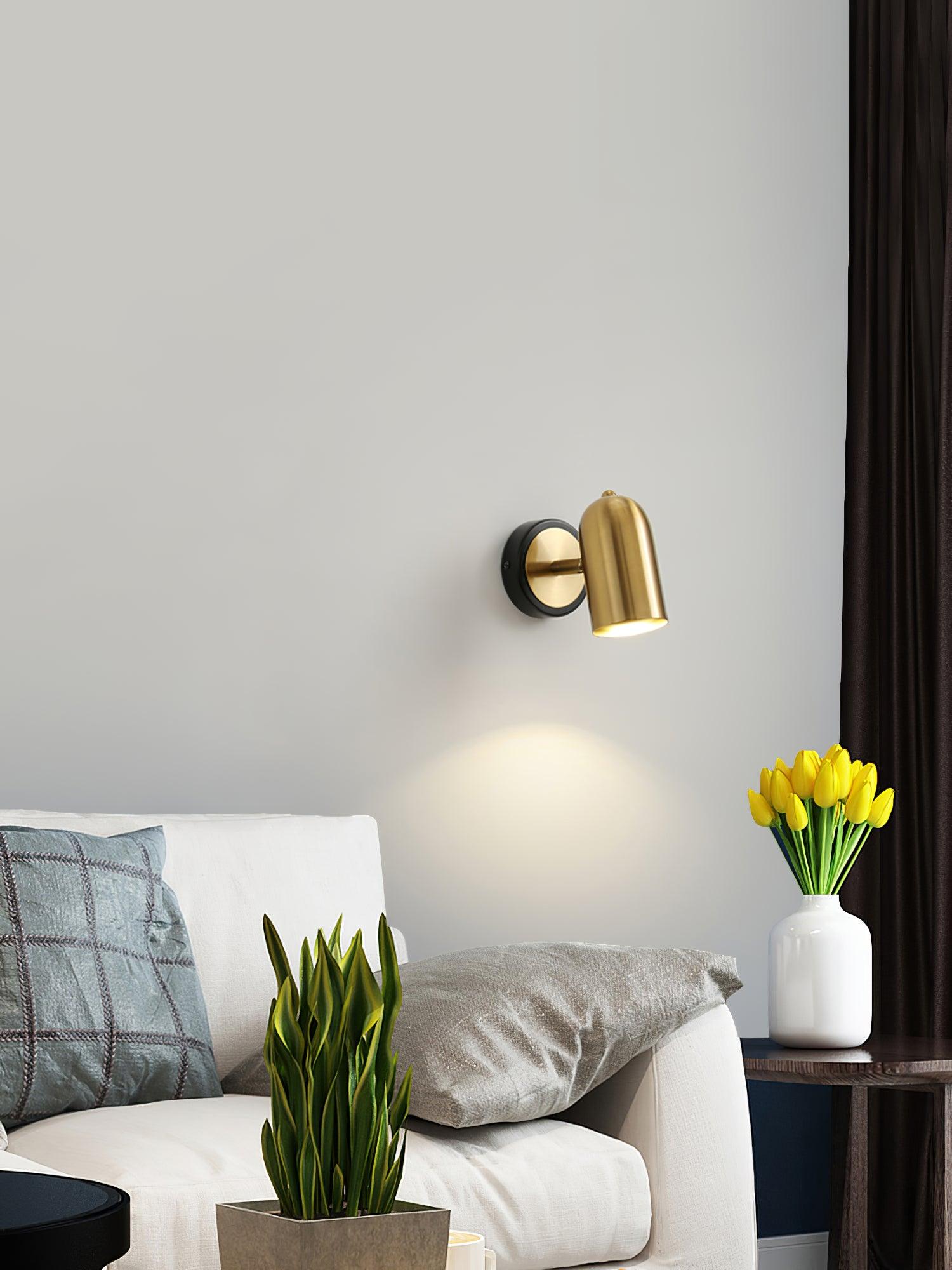 Fighter Lampe Murale Moderne Minimaliste en Or - Neutralighting