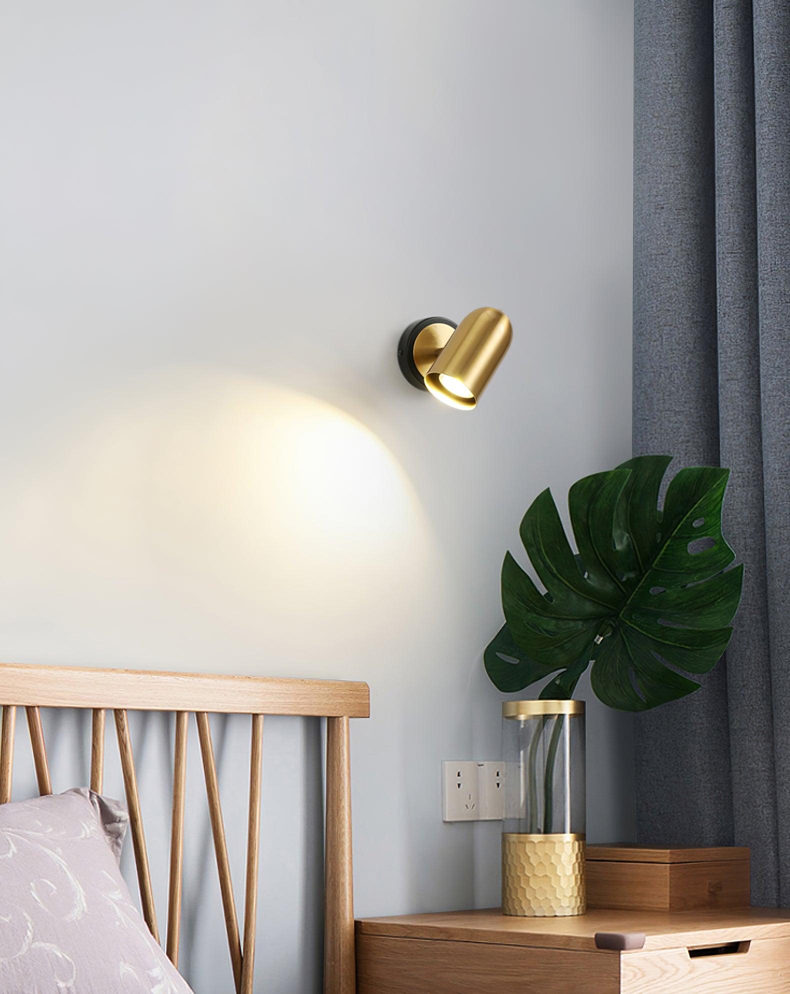 Fighter Lampe Murale Moderne Minimaliste en Or - Neutralighting