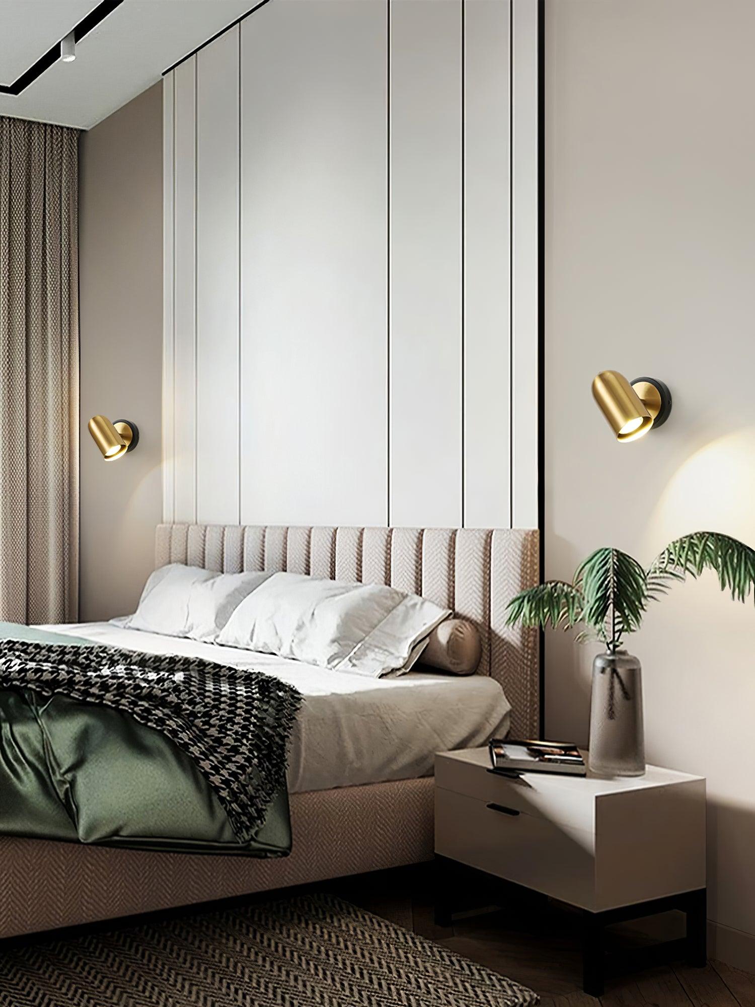 Fighter Lampe Murale Moderne Minimaliste en Or - Neutralighting