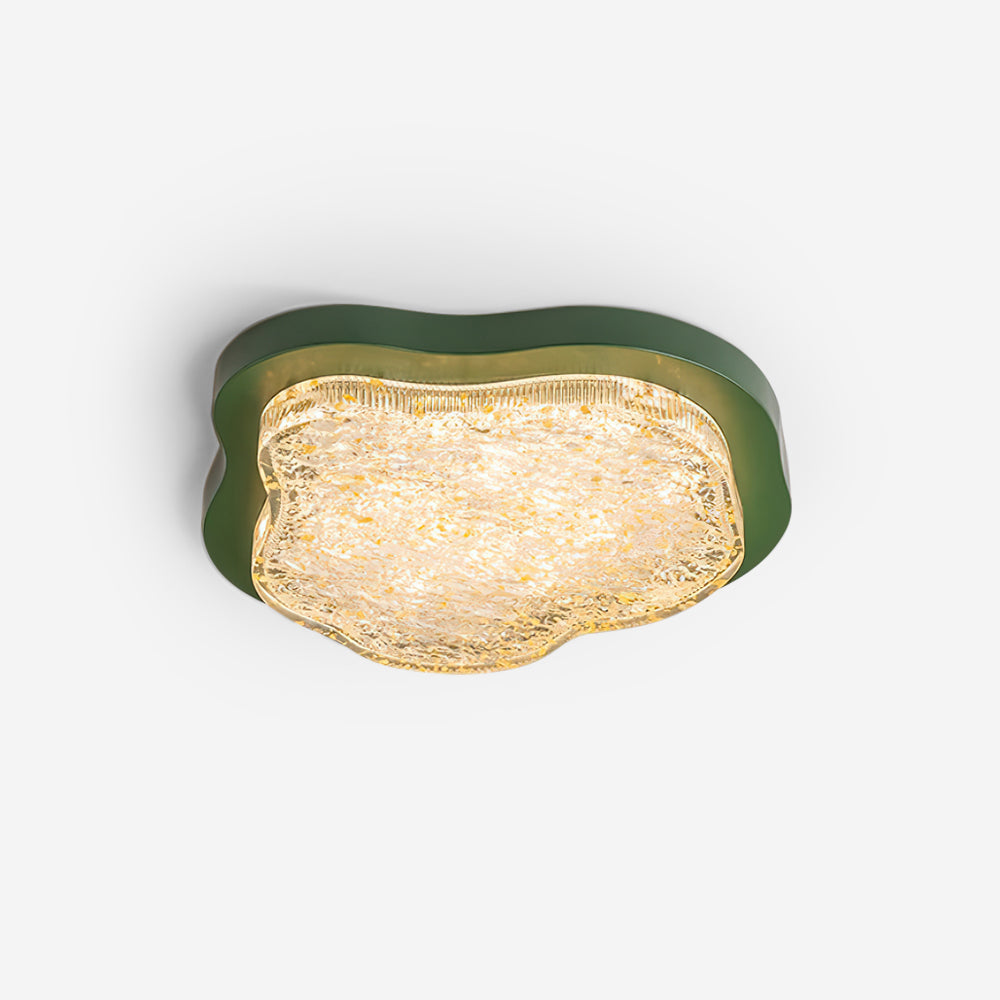 Auro Plafonnier Moderne Résine Feuille d'Or - Neutralighting