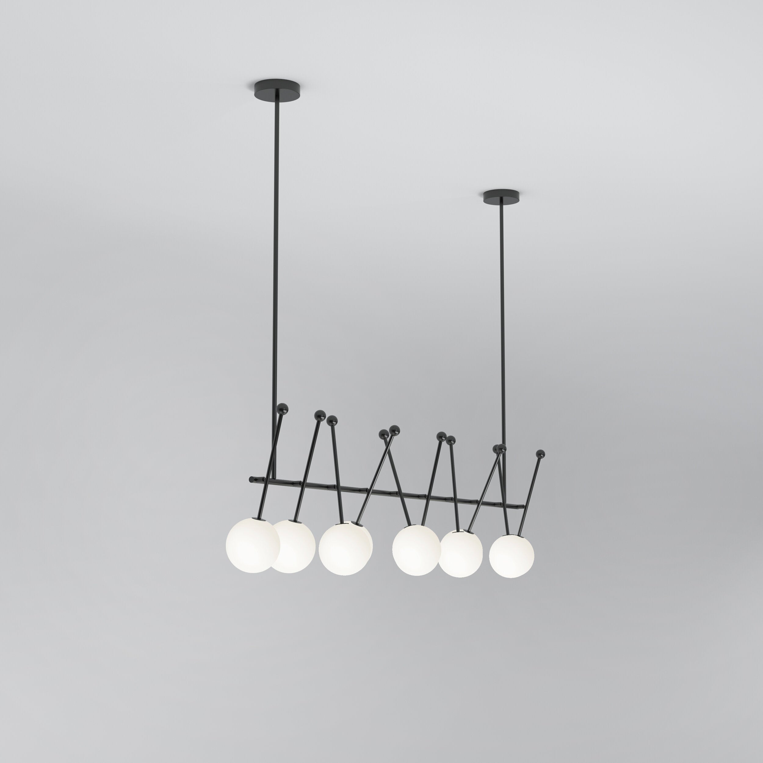 Lampe Pendentive Métal et Verre Industrielle Vintage Vavele - Neutralighting