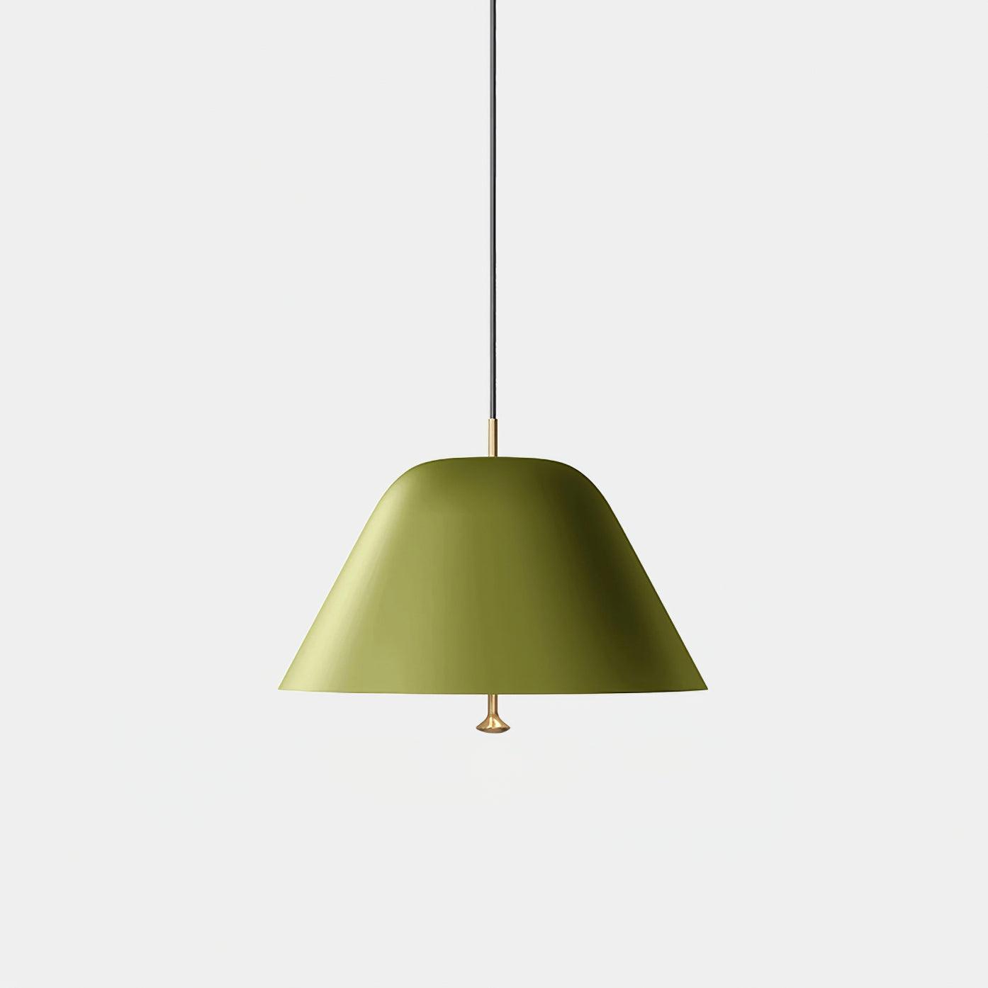 Solain Suspension moderne avec abat-jour vert et blanc minimaliste - Neutralighting