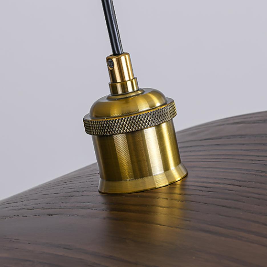 Libelle Curved Wood Wing Pendant Lamp - Letslighting