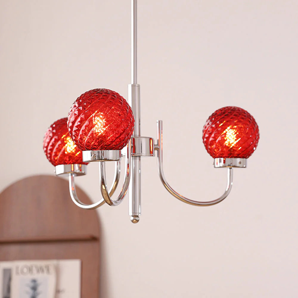 Valentina LED Suspension Métal Verre Cuisine Chambre à Coucher - Neutralighting