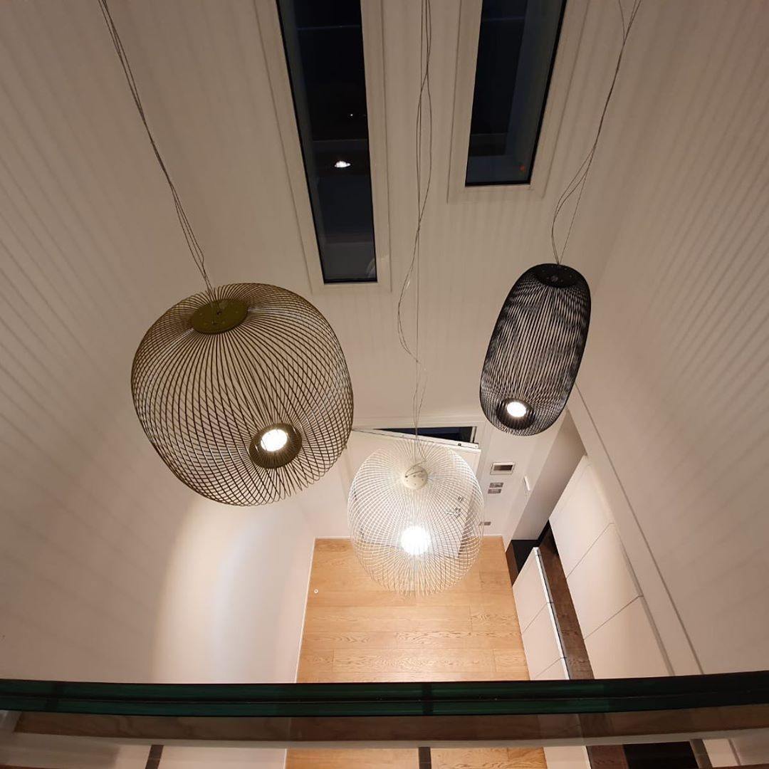 Vadorora Modern Minimalist Cage Metal Pendant Lamp - Lamp Copper