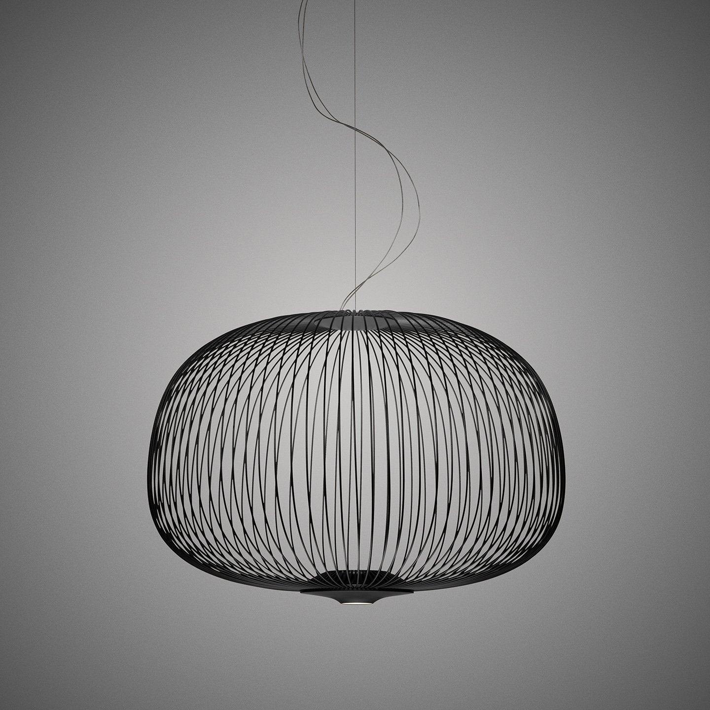 Vadorora Modern Minimalist Cage Metal Pendant Lamp - Lamp Copper