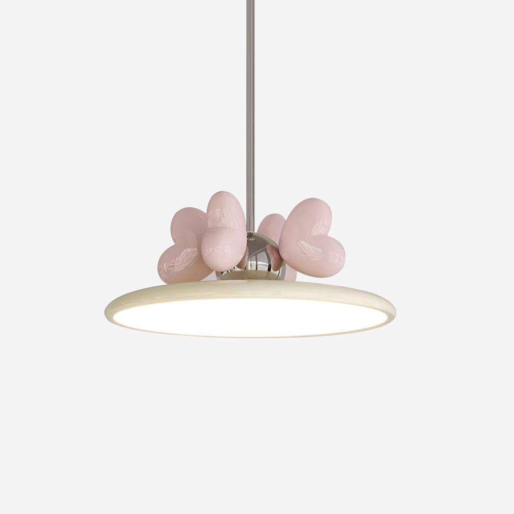 Lilia Pendant Lamp Pink Hearts Minimalist - Letslighting