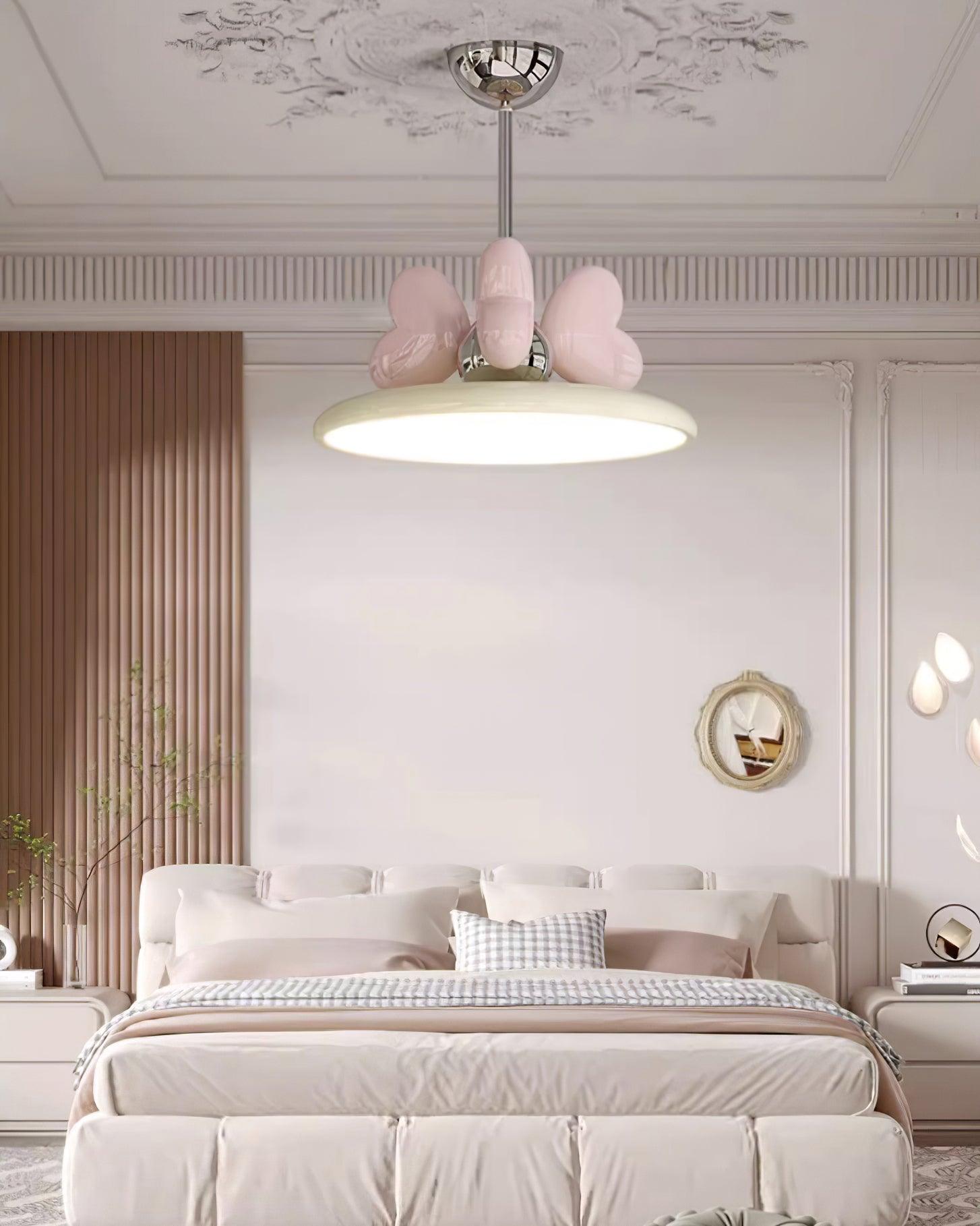 Lilia Pendant Lamp Pink Hearts Minimalist - Letslighting