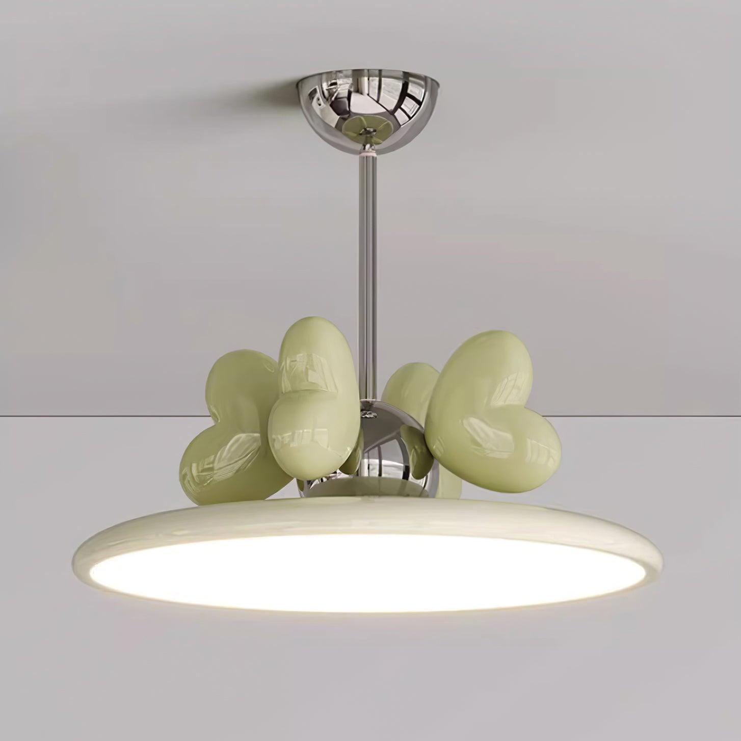 Lilia Pendant Lamp Pink Hearts Minimalist - Letslighting