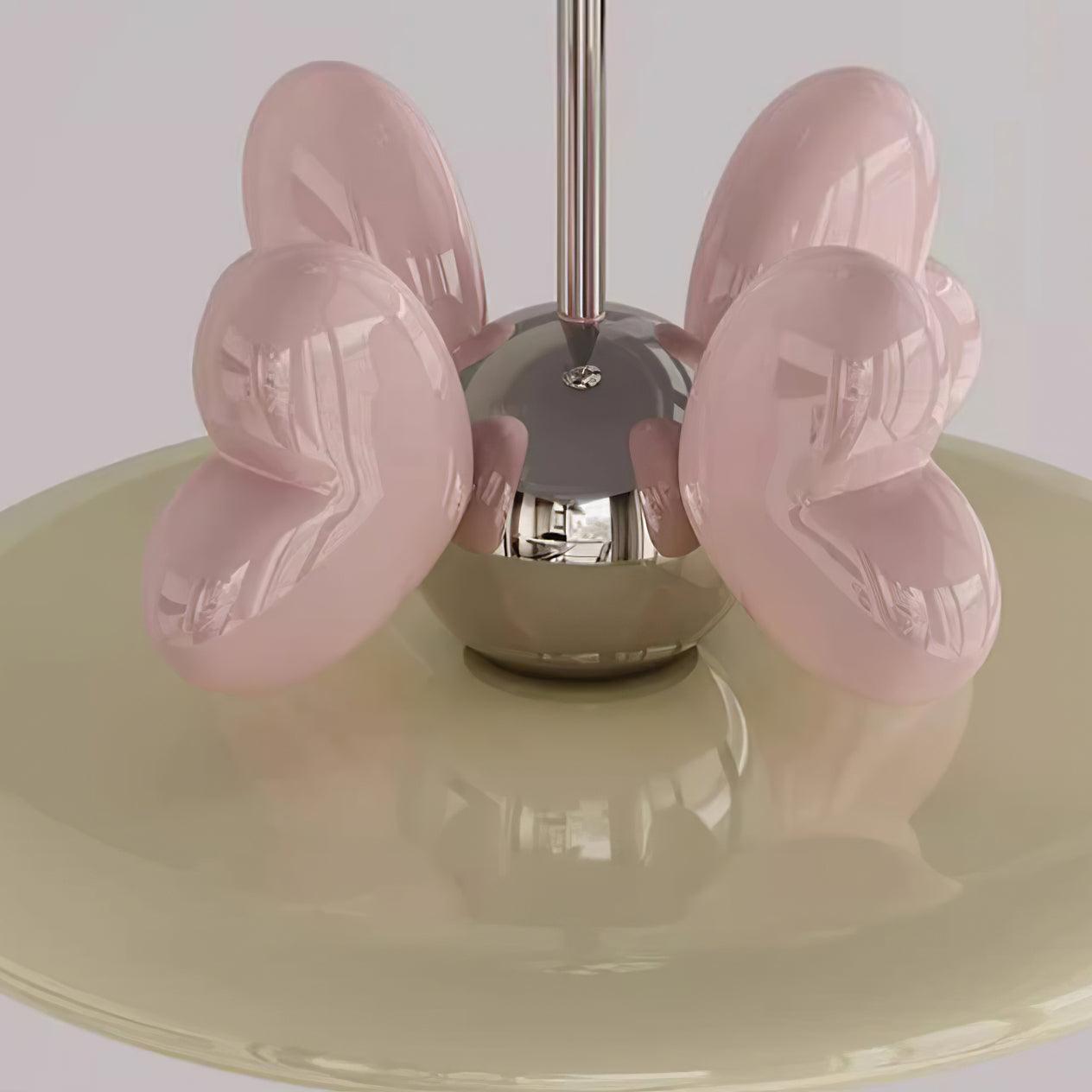 Lilia Pendant Lamp Pink Hearts Minimalist - Letslighting