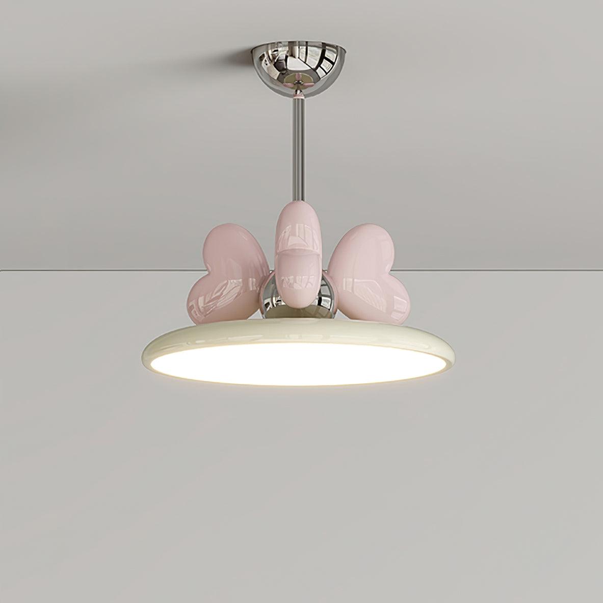Lilia Pendant Lamp Pink Hearts Minimalist - Letslighting