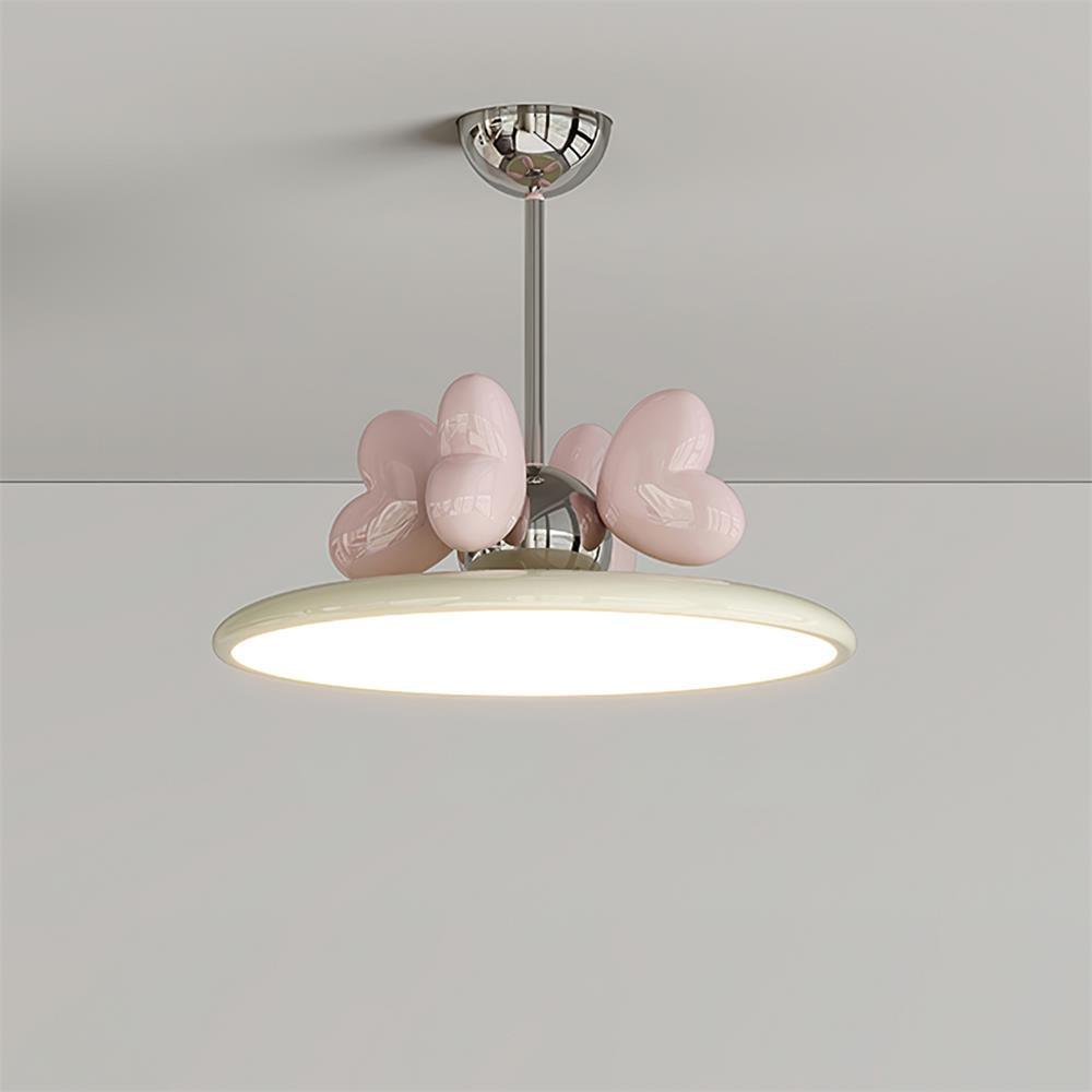 Lilia Pendant Lamp Pink Hearts Minimalist - Letslighting