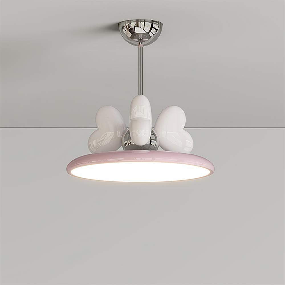 Lilia Pendant Lamp Pink Hearts Minimalist - Letslighting