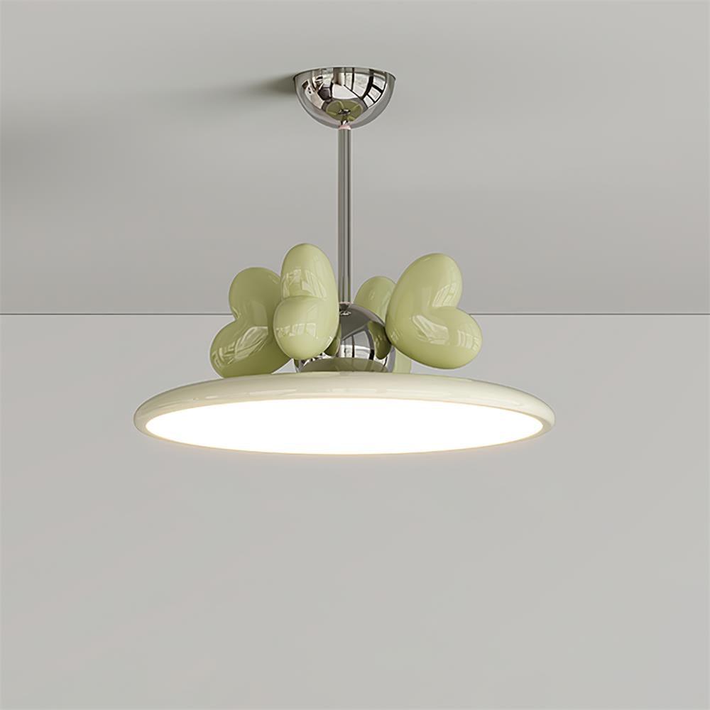 Lilia Pendant Lamp Pink Hearts Minimalist - Letslighting