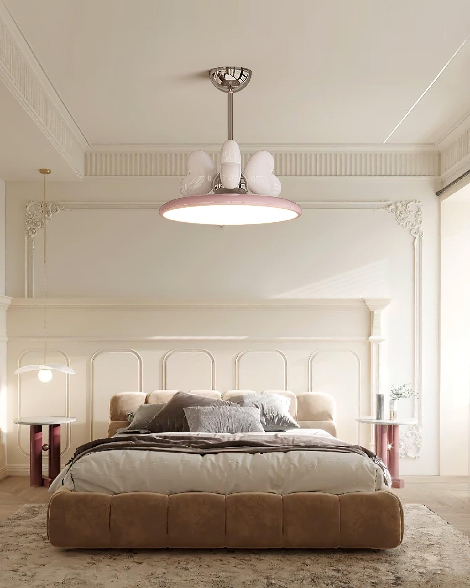 Lilia Pendant Lamp Pink Hearts Minimalist - Letslighting