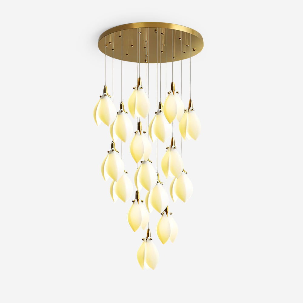 Lilium Lustre Pétales en Cascades Suspendus - Neutralighting