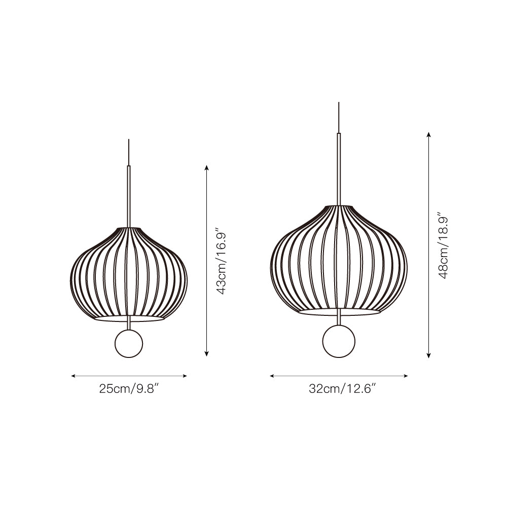 Zamarir Lampe à Suspension Moderne Minimaliste en Métal et Verre - Neutralighting