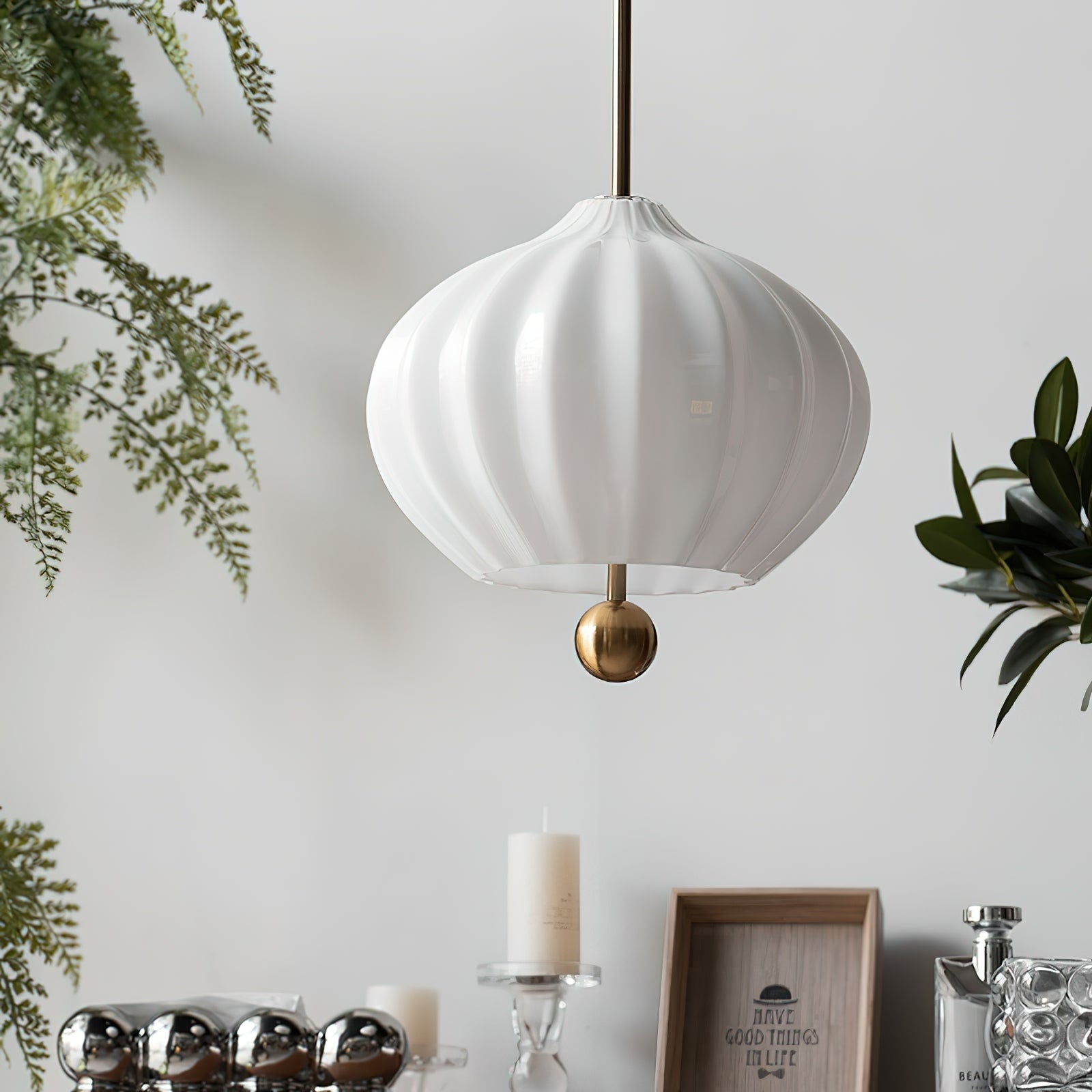 Zamarir Lampe à Suspension Moderne Minimaliste en Métal et Verre - Neutralighting