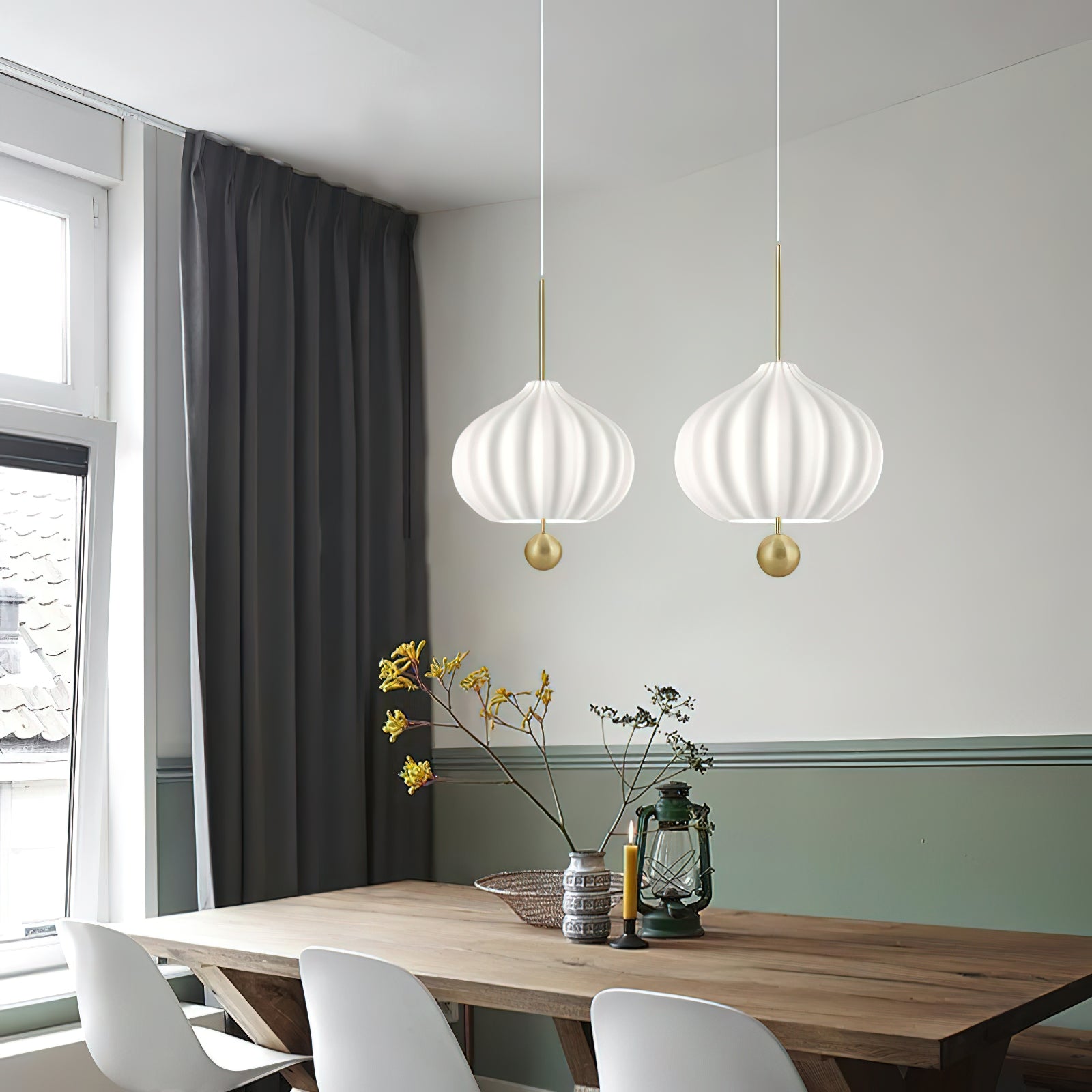 Zamarir Lampe à Suspension Moderne Minimaliste en Métal et Verre - Neutralighting