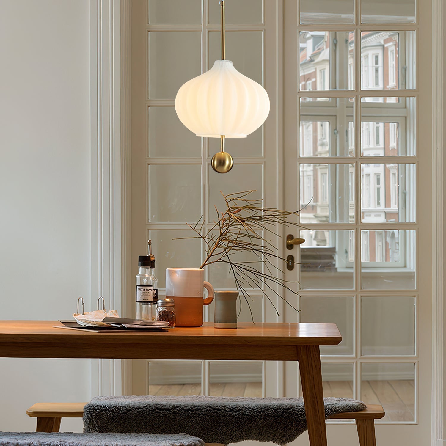 Zamarir Lampe à Suspension Moderne Minimaliste en Métal et Verre - Neutralighting