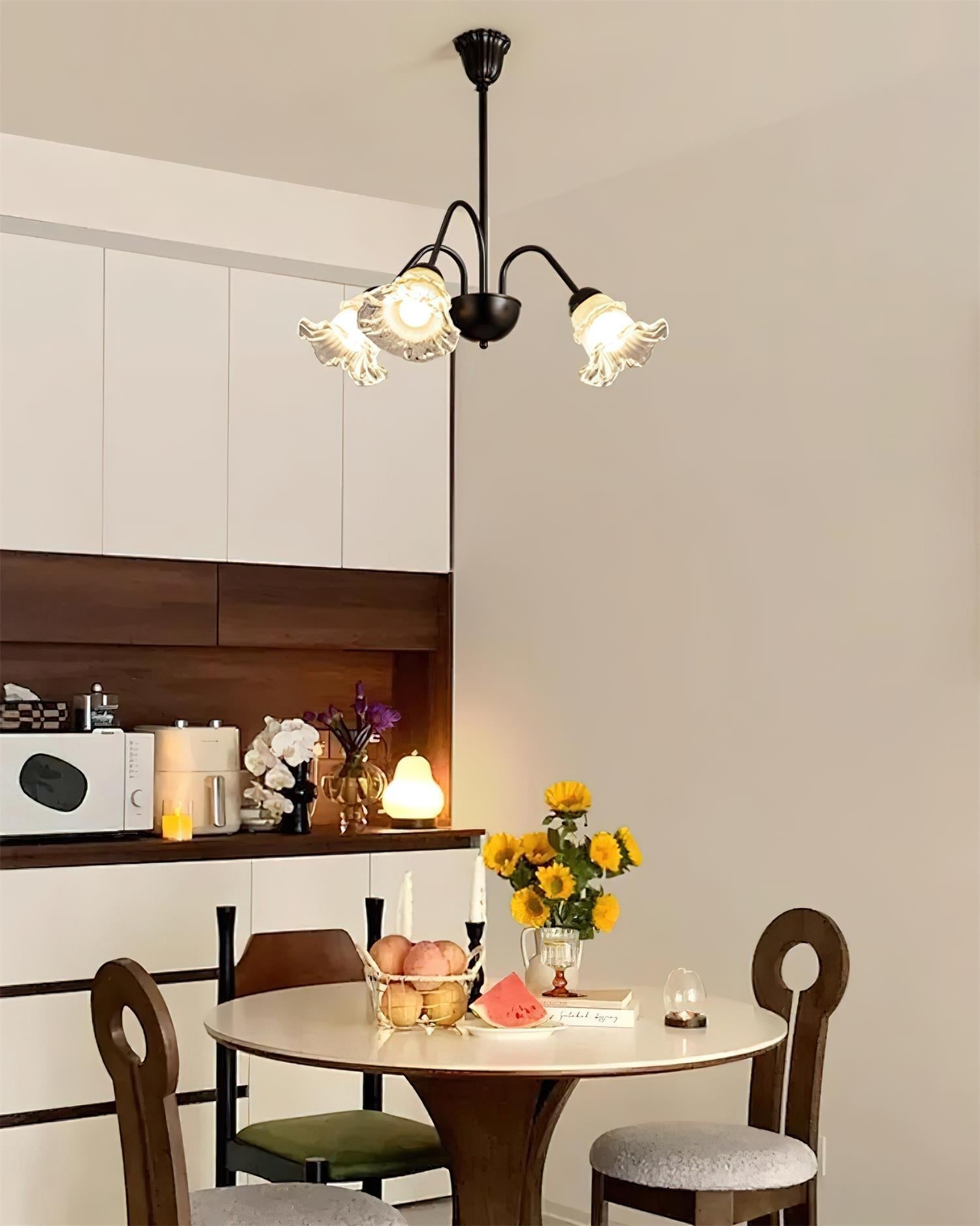 Lilura Lustre Pétale en Verre Fleur - Neutralighting