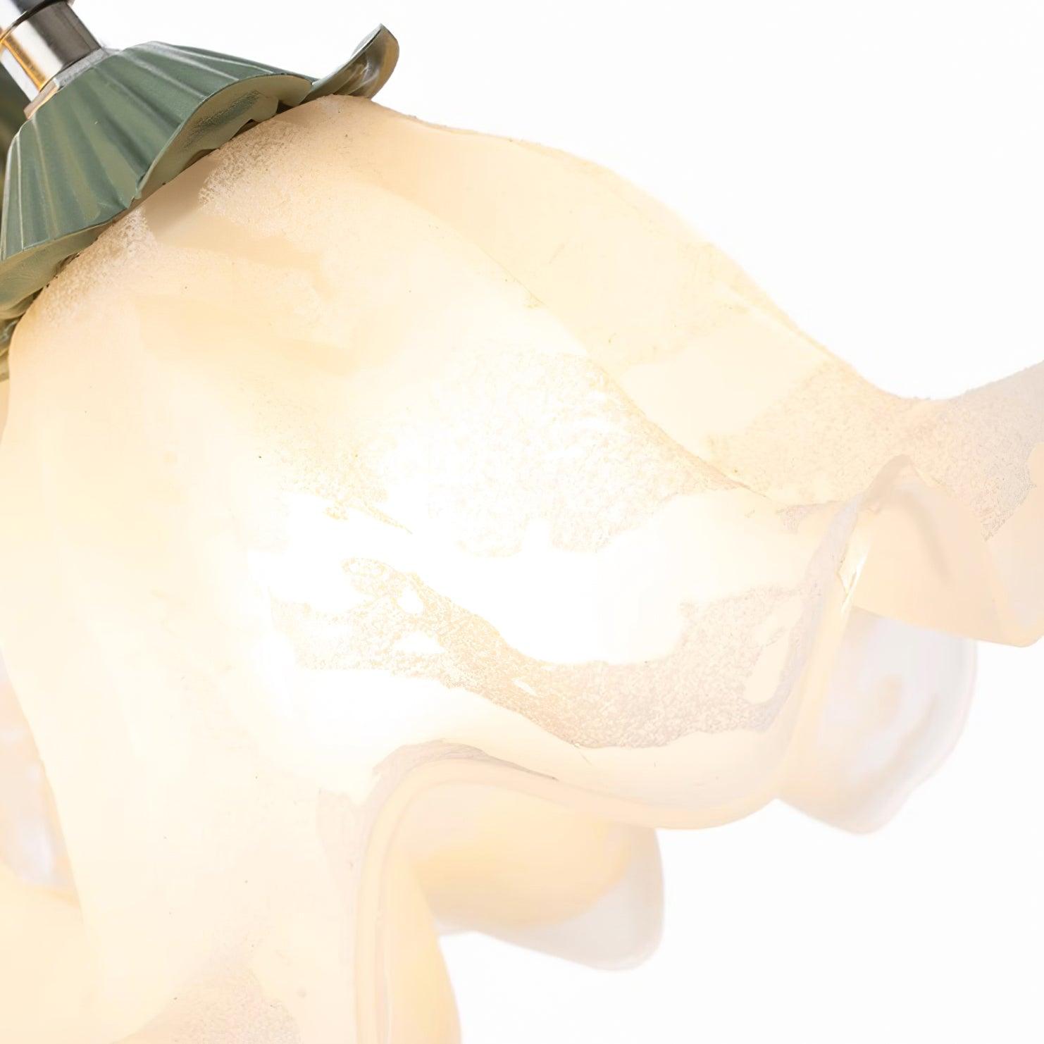 Plafonnier Pétale Nuances Ondulé Verre Floraison Élégant Floral - Neutralighting
