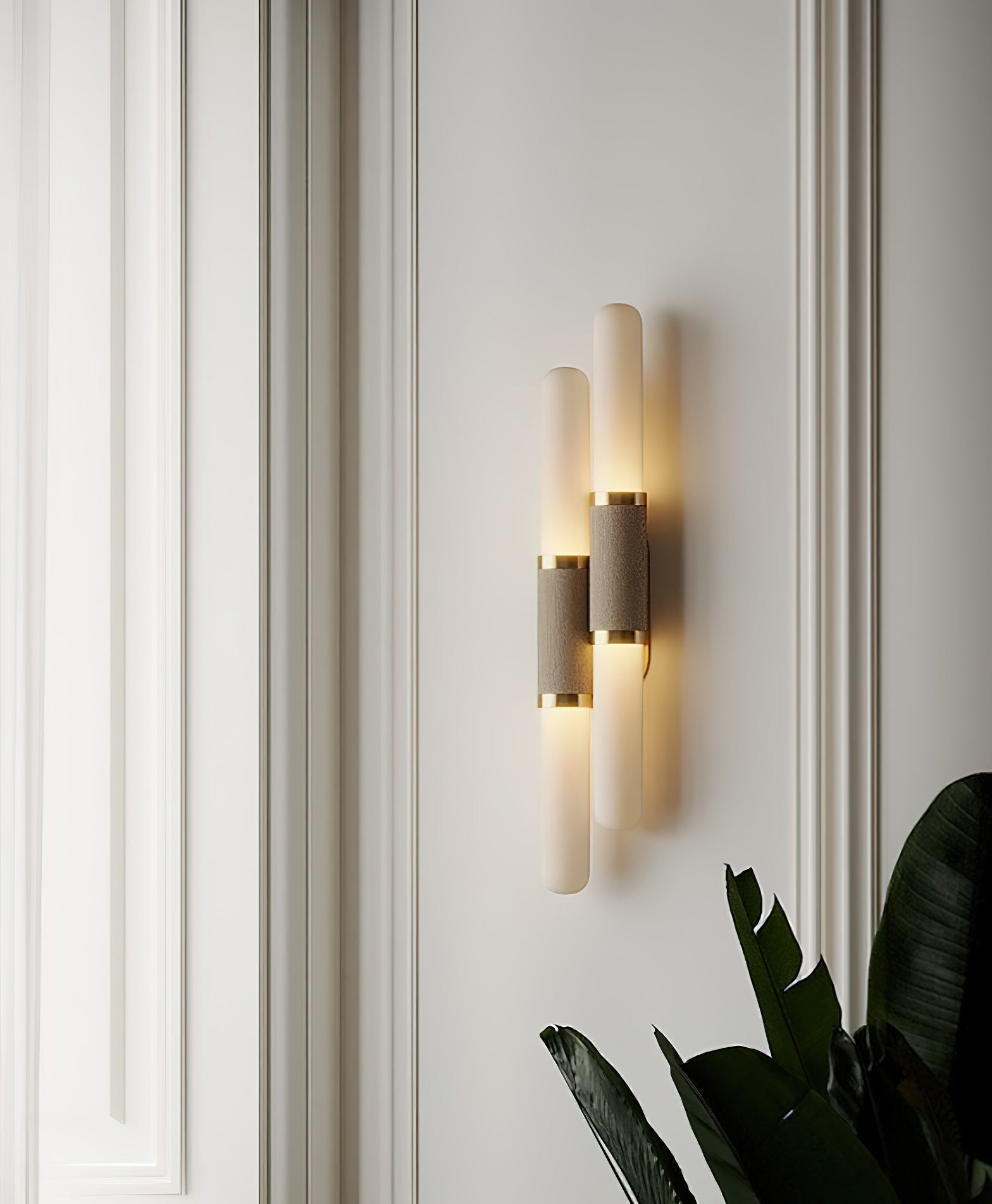 Avaros Applique Murale Moderne Minimaliste en Métal et Verre - Neutralighting