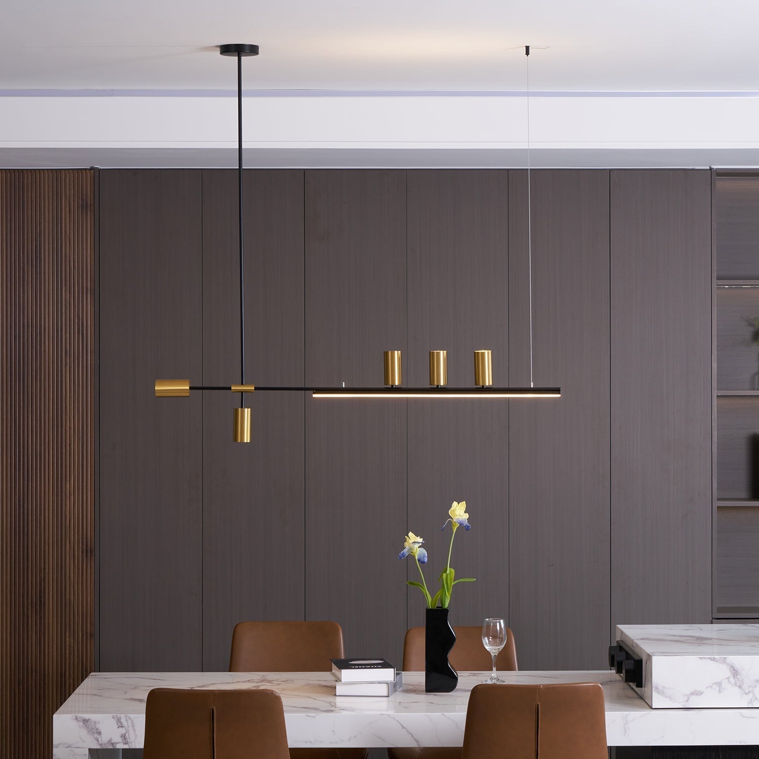 Linear Island Pendant Lamp - Blowlighting