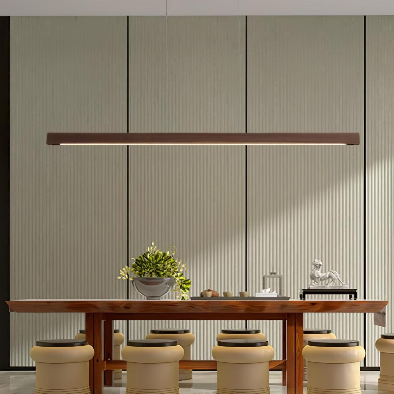 Xylo Suspension Linéaire Design en Bois