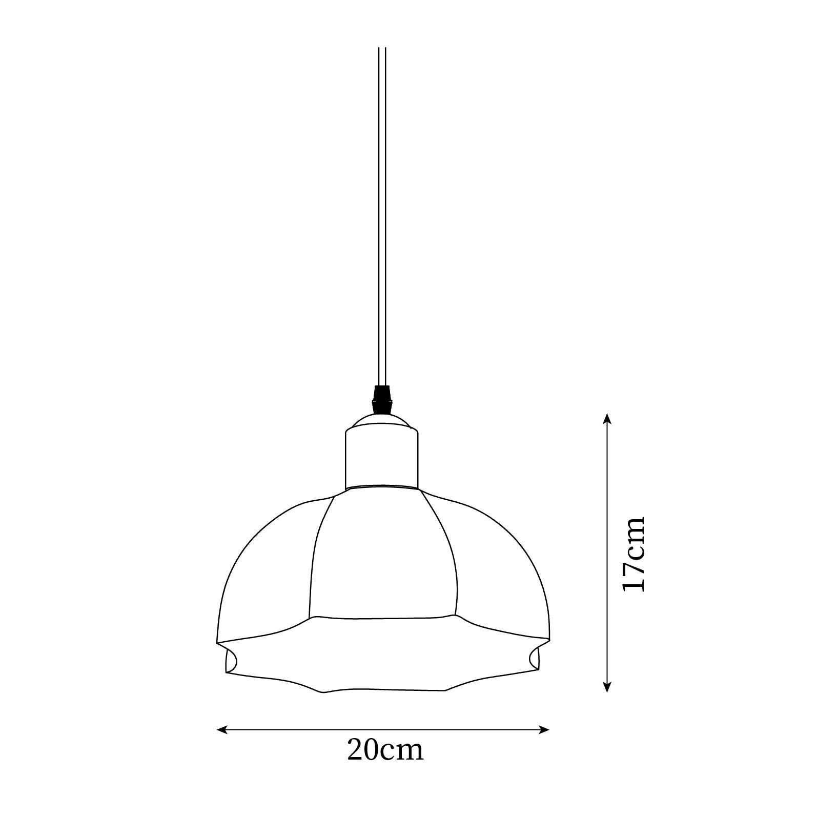 Livex Suspension en Acrylique en Forme de Corne - Neutralighting