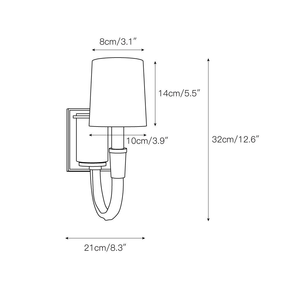 Etalarae Applique Murale Moderne et Minimaliste en Tissu Cristal - Neutralighting
