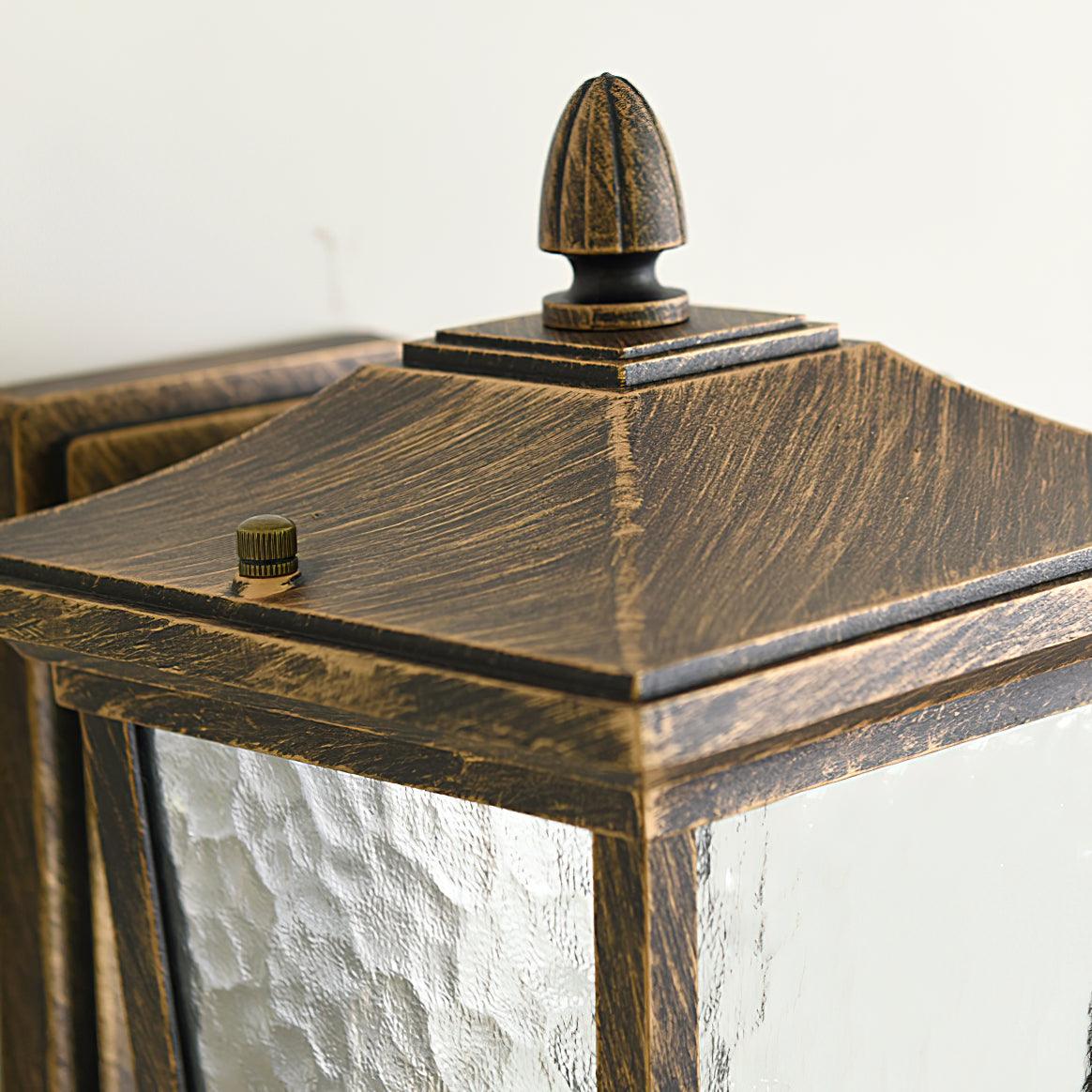 Edwin Applique Murale Extérieure En Verre Élégance Cage À Oiseaux - Neutralighting