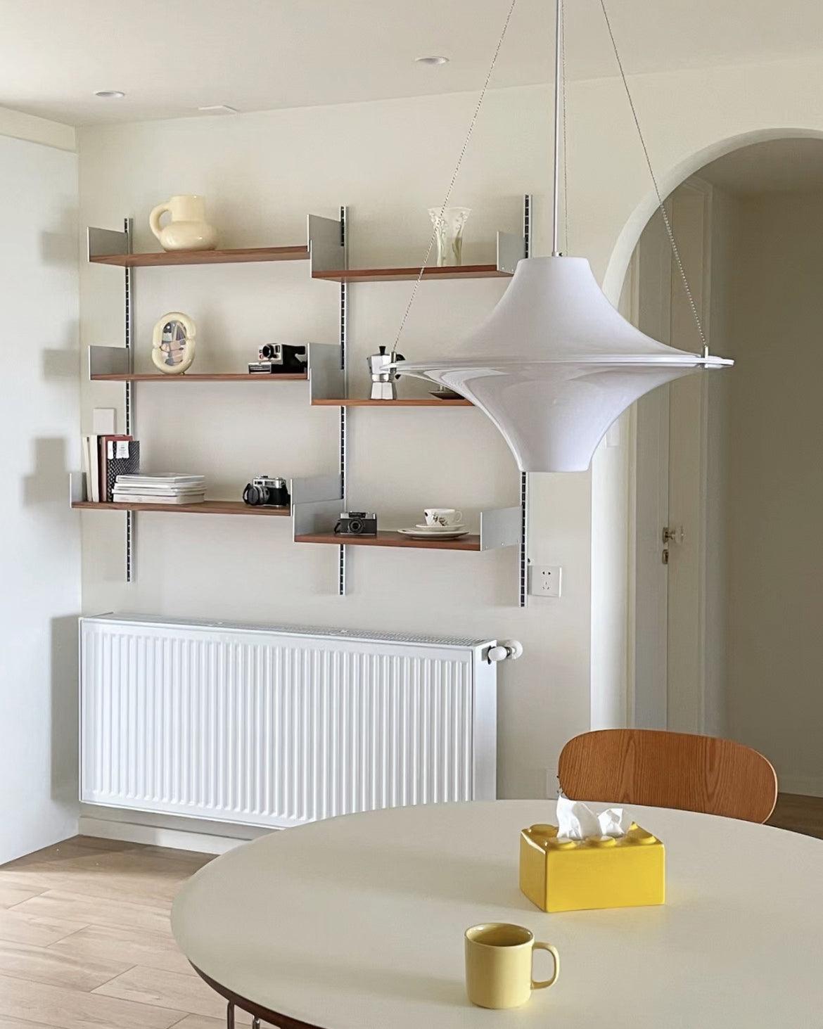 Solara Lampe suspendue en acrylique en forme d'OVNI pour salon contemporain - Neutralighting