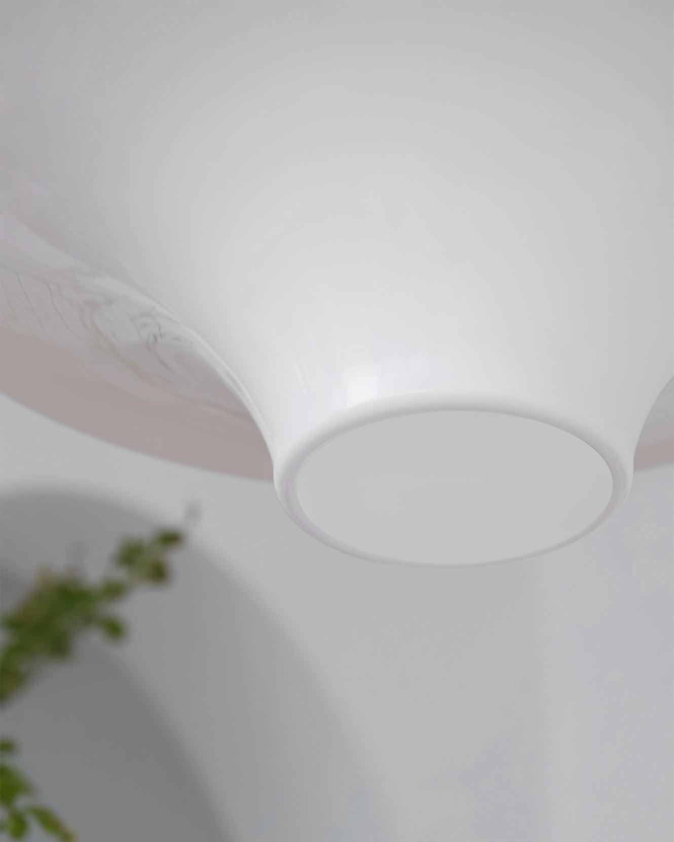 Solara Lampe suspendue en acrylique en forme d'OVNI pour salon contemporain - Neutralighting