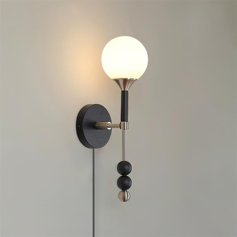 Dream Applique Murale Vintage Verre Bois Noyer - Neutralighting