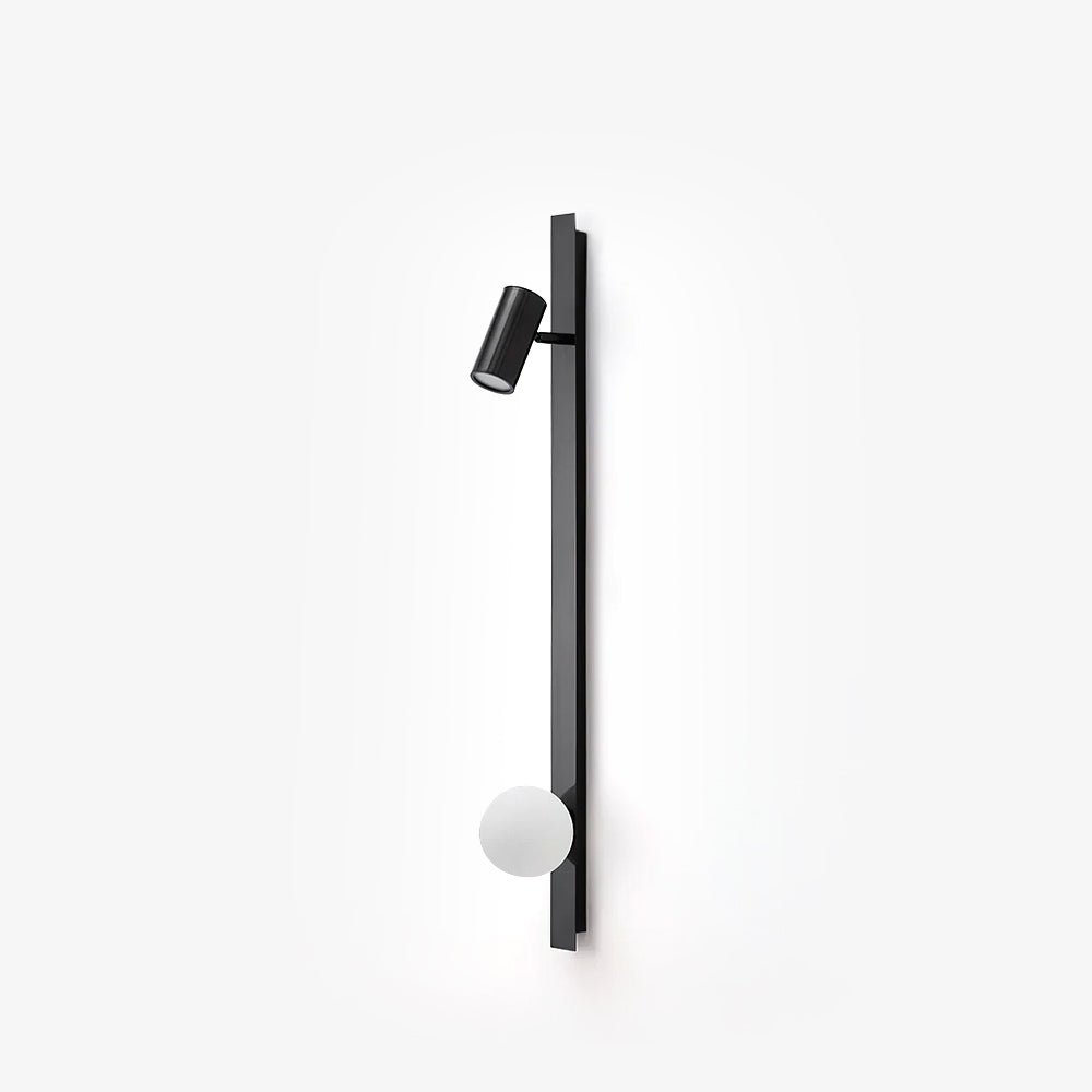 Evlaeiel Long Arm Plug-in Brass Glass Wall Light - Neutralighting