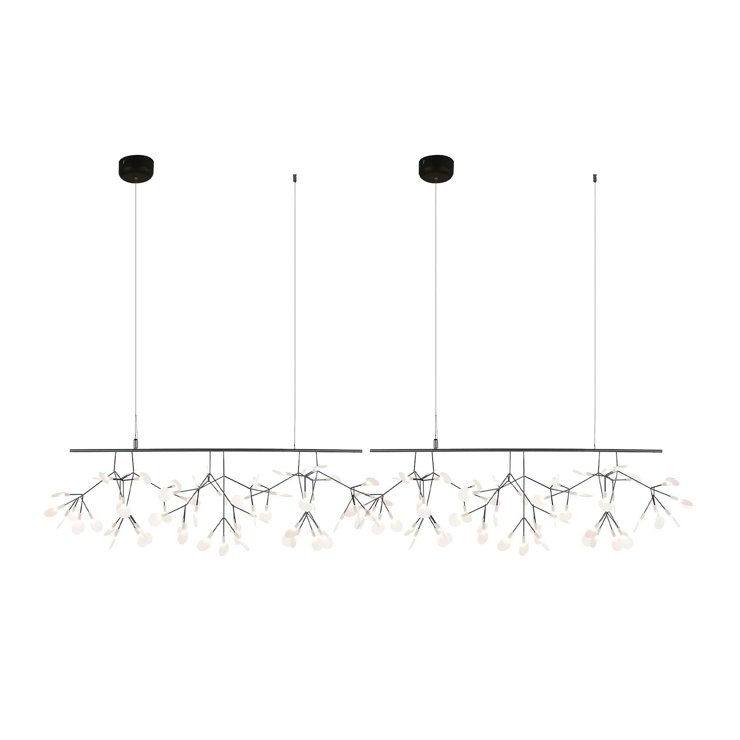 Lustra Chandelier LED À Branches Longues Et Linéaires Artistiques - Neutralighting