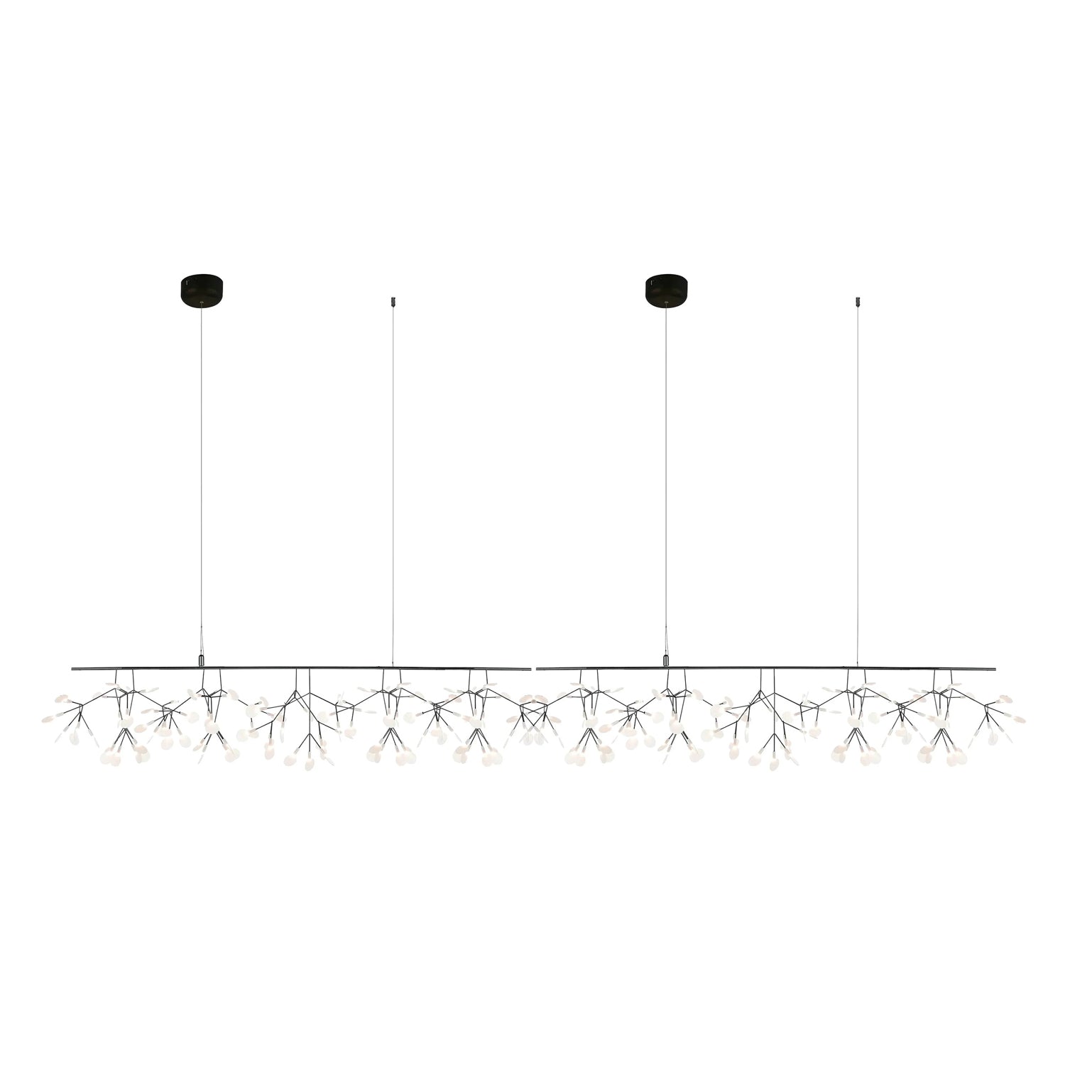 Lustra Chandelier LED À Branches Longues Et Linéaires Artistiques - Neutralighting