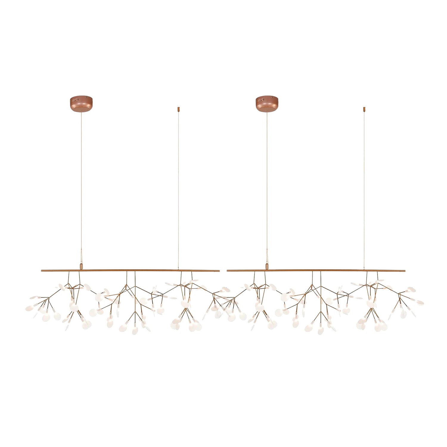 Lustra Chandelier LED À Branches Longues Et Linéaires Artistiques - Neutralighting