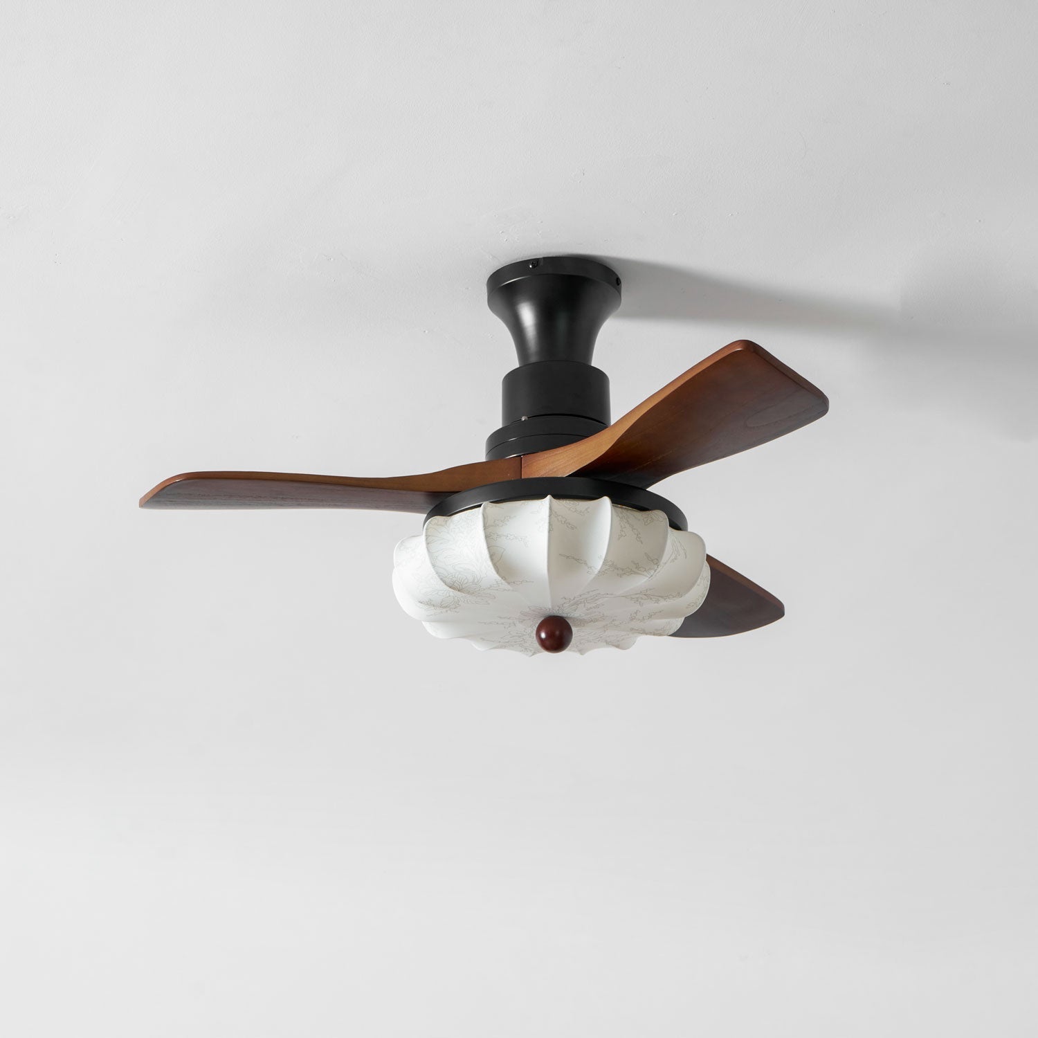 Lotus Bloom Ceiling Fan Light-Neutral Decor