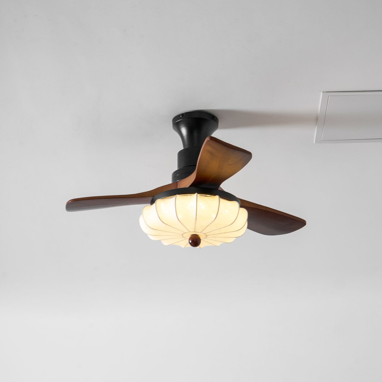 Lotus Bloom Ceiling Fan Light-Neutral Decor