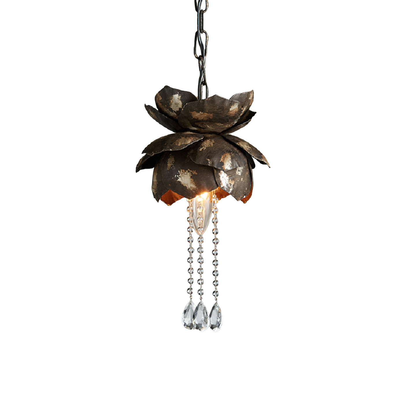 Evareth Individual Creativity Crystal Pendant Lamp - Lamp Copper